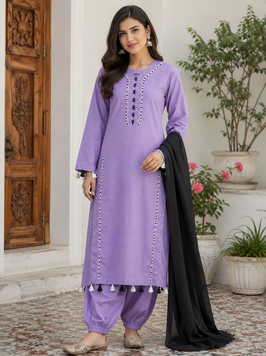 SaniaR "Lavender Luxe" 3-Piece